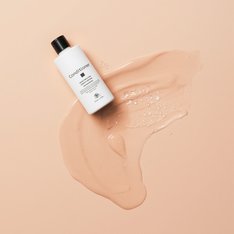 Après-shampooing folliculite dos - résidus de conditionneur qui coulent sur le dos en douche