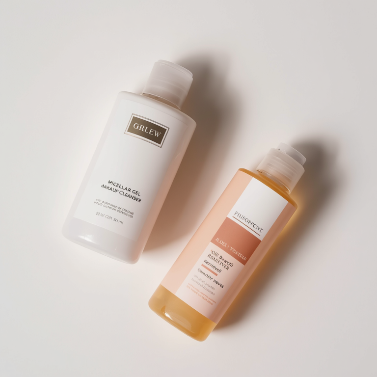 Démaquillant acné fongique - comparaison huile démaquillante et gel nettoyant